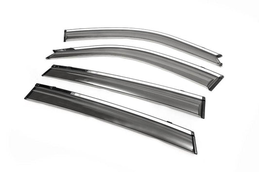 Wind deflectors (4 pcs, Libao) for Lifan X60 - Reelken Auto