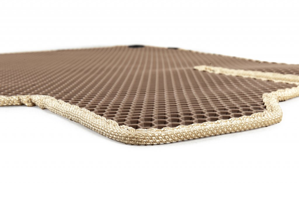 Rubber floor mats Carsuit (2 rows, beige) for Renault Scenic/Grand 2003-2009 - image 6