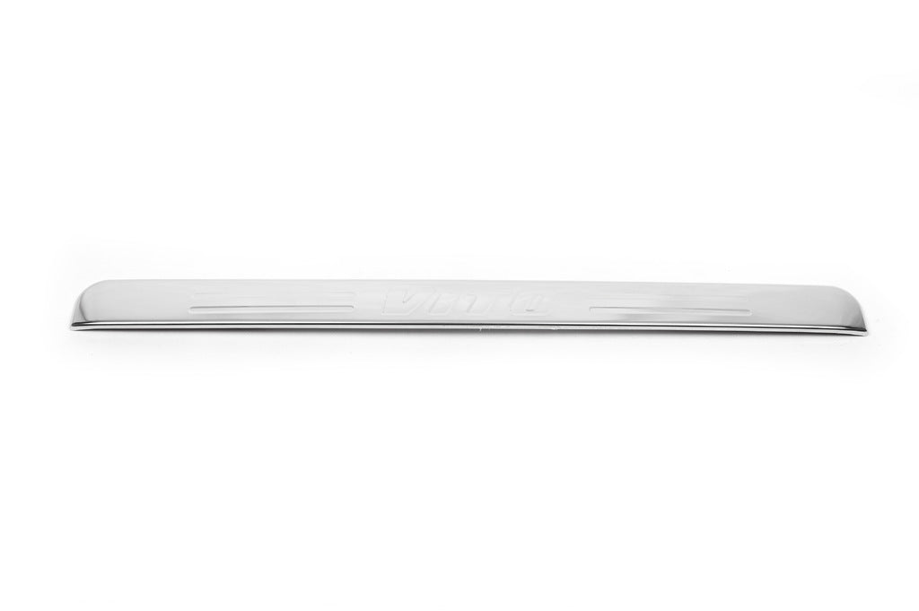 Chrome trim above license plate (2-door, stainless steel) for Mercedes Vito W639 2004-2014 - image 3