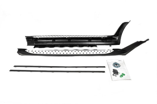 Cixtai side sills (2 pcs., Aluminum) for BMW X3 E-83 2003-2010 - Reelken Auto