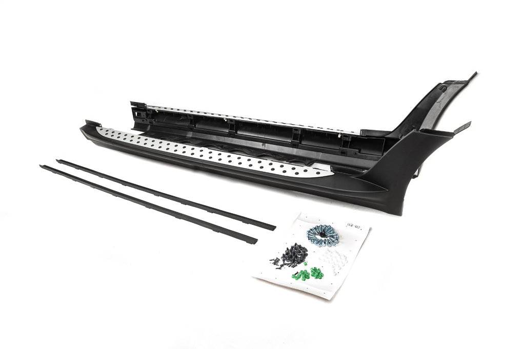 Cixtai side sills (2 pcs., Aluminum) for BMW X3 E-83 2003-2010 - Reelken Auto