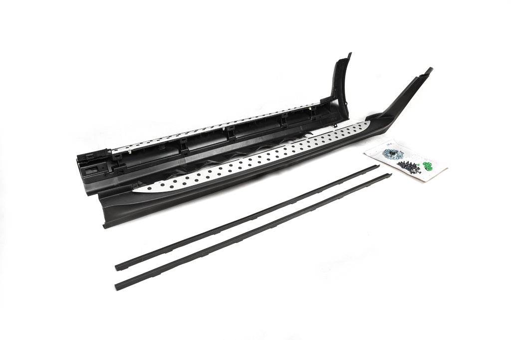 Cixtai side sills (2 pcs., Aluminum) for BMW X3 E-83 2003-2010 - Reelken Auto