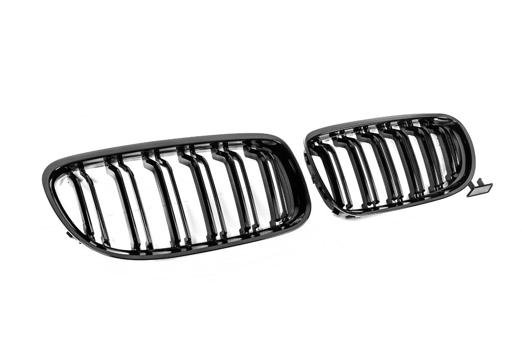 Kidney Grilles M-Look (for E-90/91, 2008-2011, Gloss Black) for BMW 3 Series E-90/91/92/93 2005-2011 - image 5