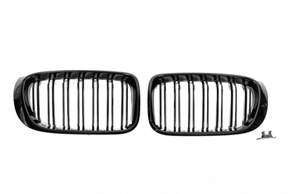 Kidneys M-Look (Gloss Black) for BMW X4 F26 2014-2018 - image 2
