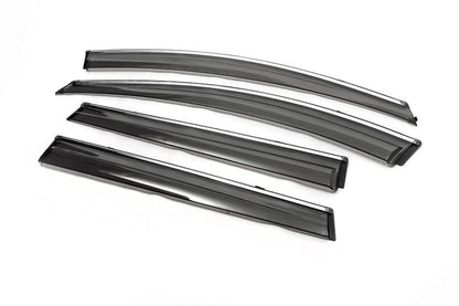 Windshields with chrome 2012-2016 (4 pcs., Libao) for Great Wall Haval H6 - Reelken Auto