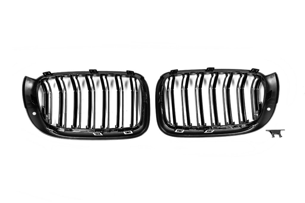 Grille M-Look (2014-2018, Gloss Black) for BMW X3 F-25 2011-2018 - image 5