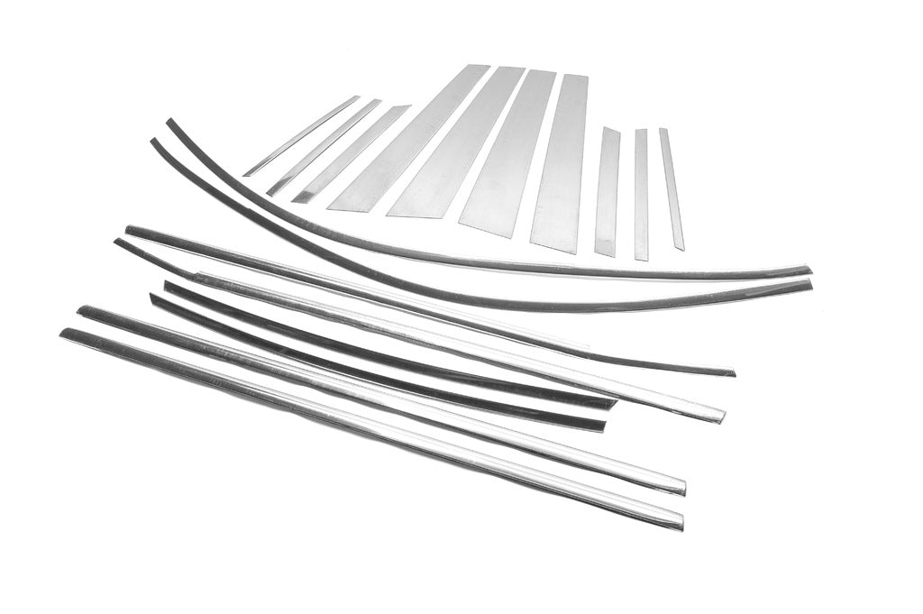 Window Trim Set (18 pcs) for BMW X6 F16 2014-2019 - image 3