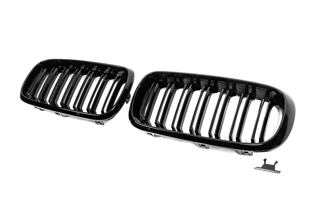 Kidneys M-Look (Gloss Black) for BMW X6 F16 2014-2019 - image 3
