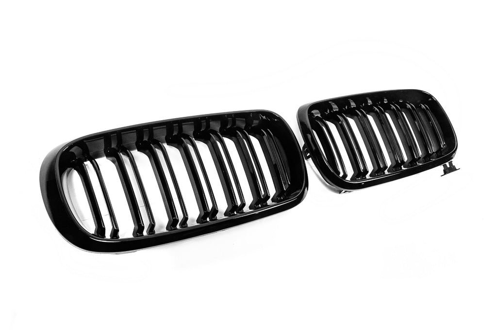 Kidneys M-Look (Gloss Black) for BMW X6 F16 2014-2019 - image 4