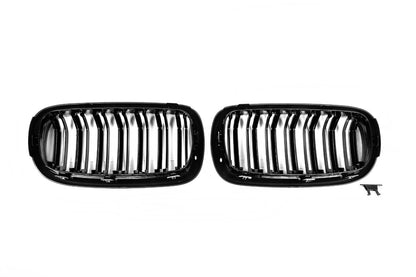 Kidneys M-Look (Gloss Black) for BMW X5 F15 2013-2018 - image 8