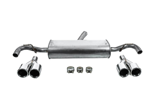 Exhaust system with M-Sport tips for BMW X3 F25 2011-2018 - image 1