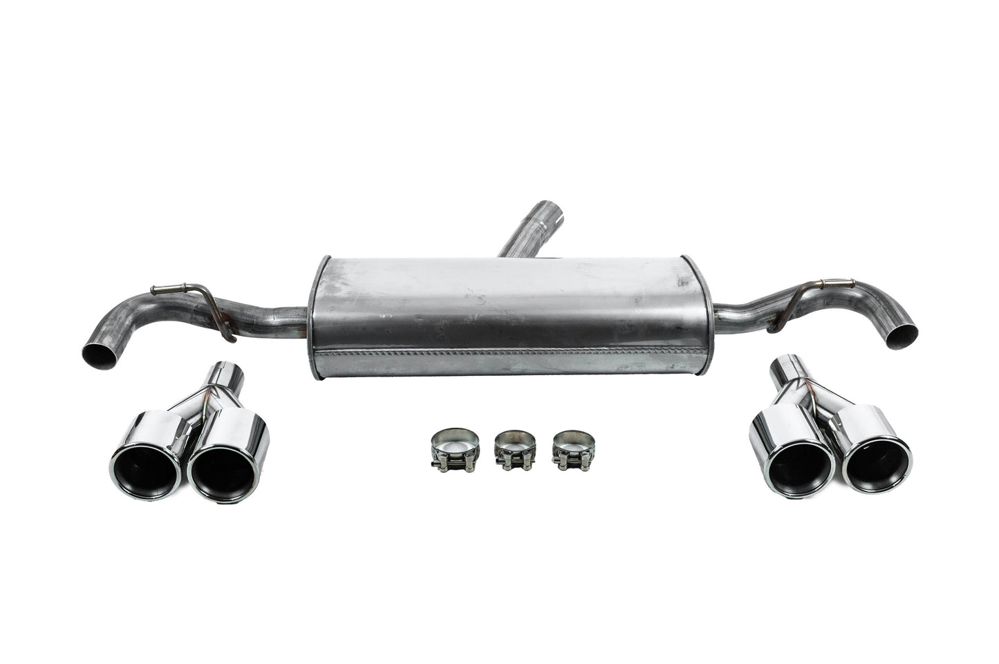 Exhaust system with M-Sport tips (2014-2018) for BMW X3 F-25 2011-2018 - image 1