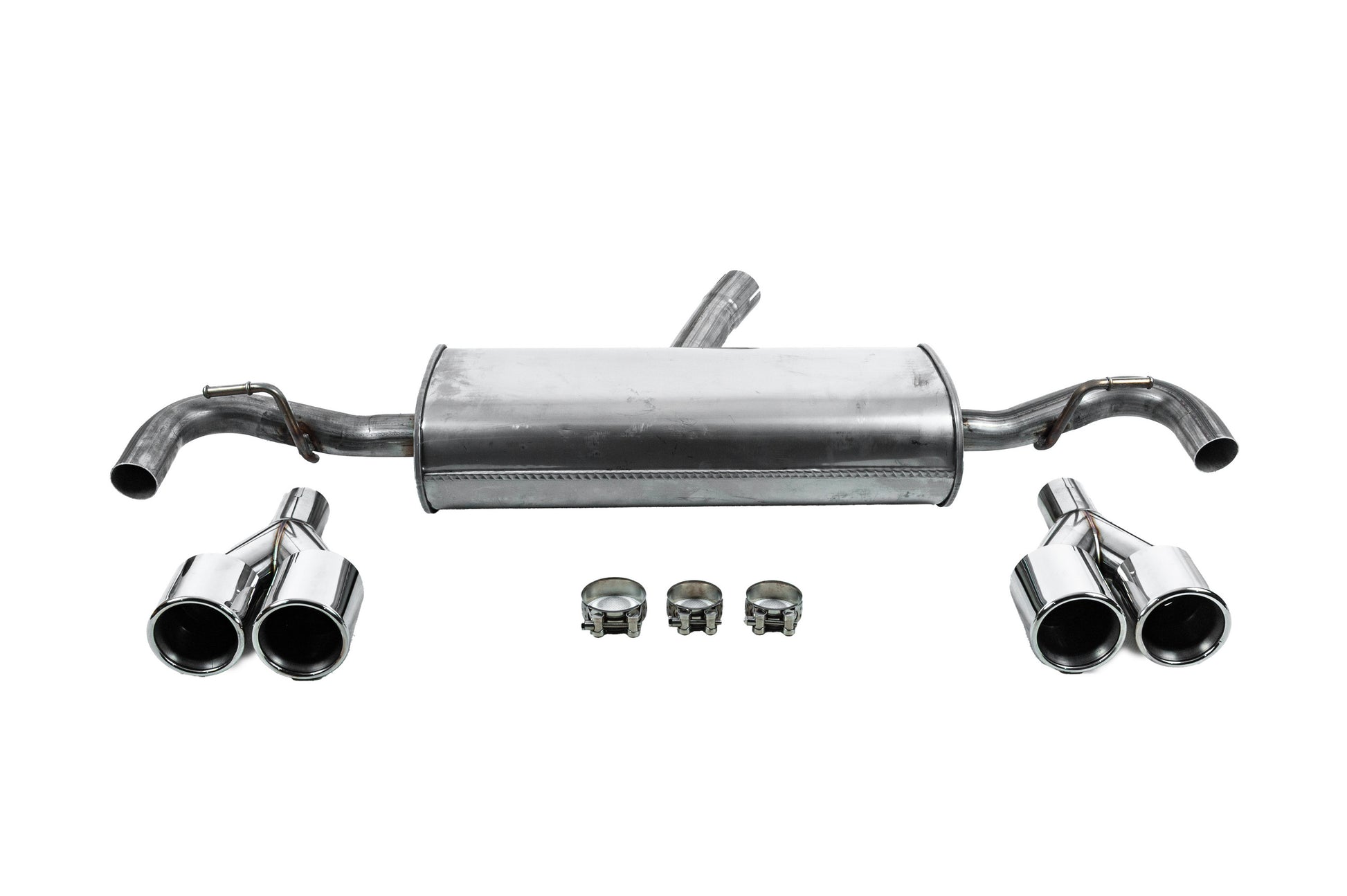 Exhaust system with M-Sport tips (2014-2018) for BMW X3 F-25 2011-2018 - image 1