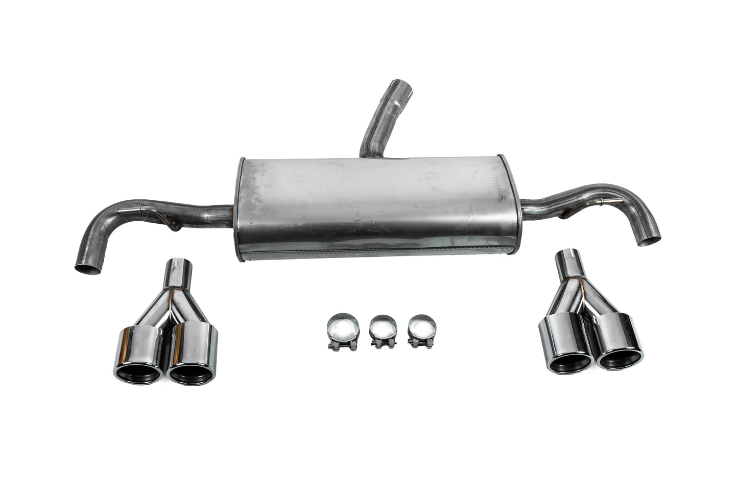 Exhaust system with M-Sport tips for BMW X3 F25 2011-2018 - image 2