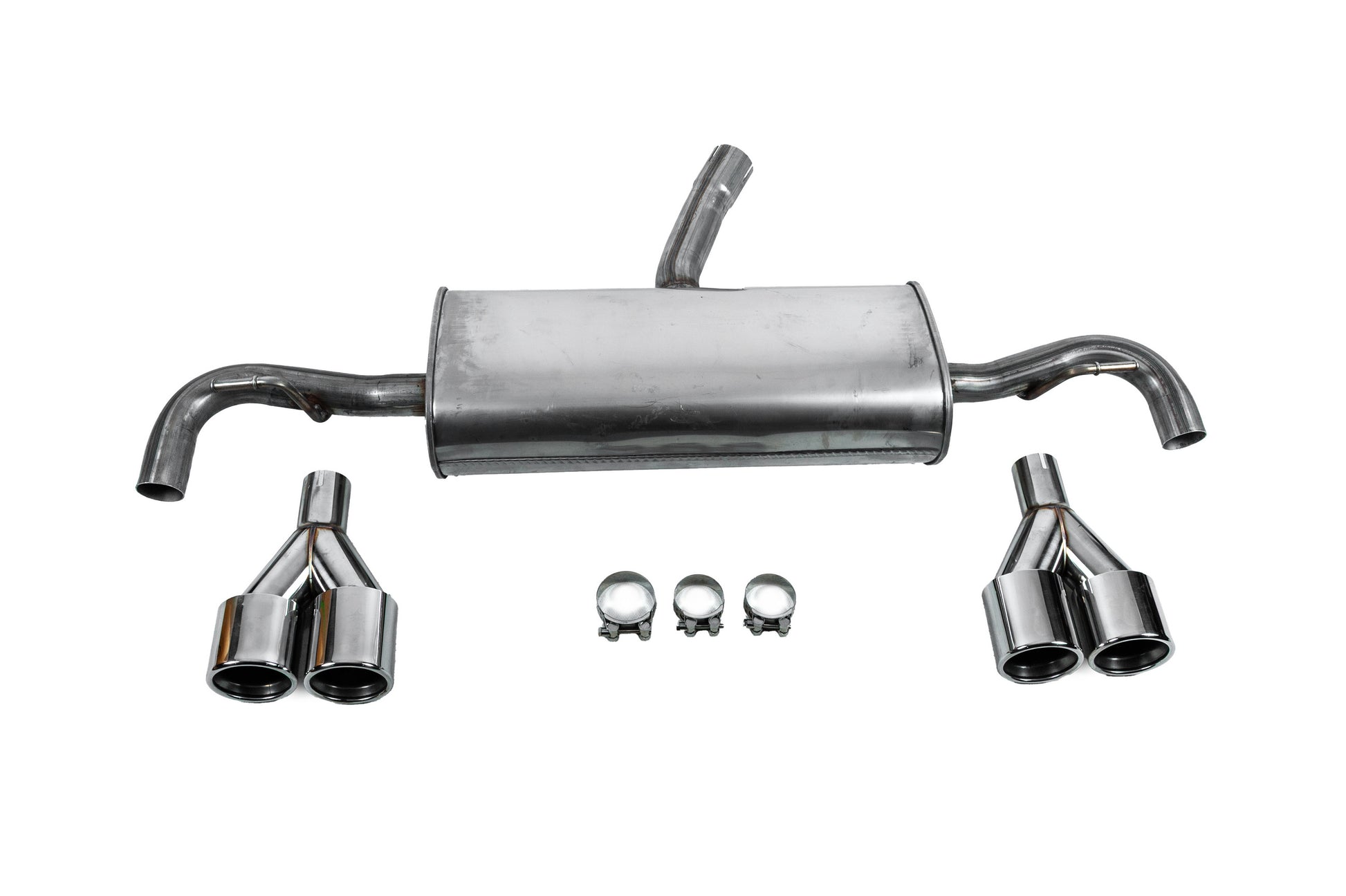 Exhaust system with M-Sport tips for BMW X3 F25 2011-2018 - image 2