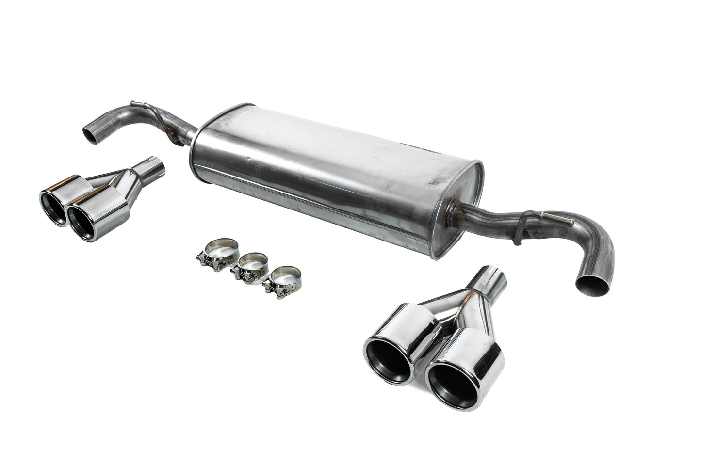 Exhaust system with M-Sport tips (2014-2018) for BMW X3 F-25 2011-2018 - image 4