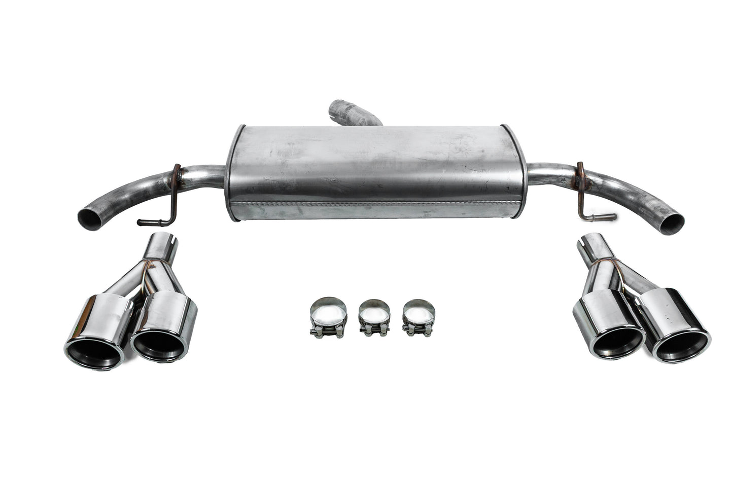 Exhaust system with M-Sport tips for BMW X3 F25 2011-2018 - image 5