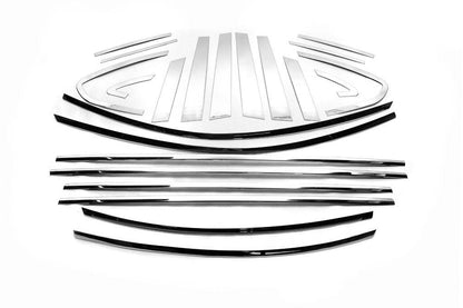 Door pillar moldings Libao (4 pcs, layer) for Subaru XV 2011-2017 - Reelken Auto