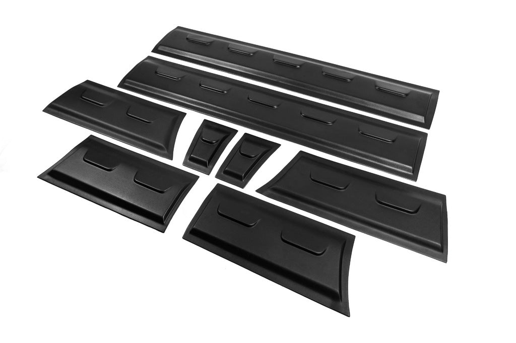 EuroCap door mouldings (8 pcs, ABS, long base) for Ford Transit 2000-2014 - image 1