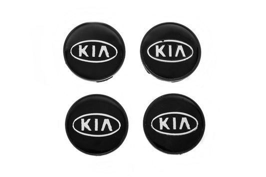 Wheel center caps 60/56mm (set of 4) for KIA - image 1