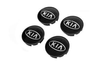 Wheel center caps 60/56mm (set of 4) for KIA - image 2