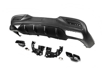 Rear diffuser with tips Black (GLE63 design) for Mercedes GLE coupe C292 2015-2019 - image 3