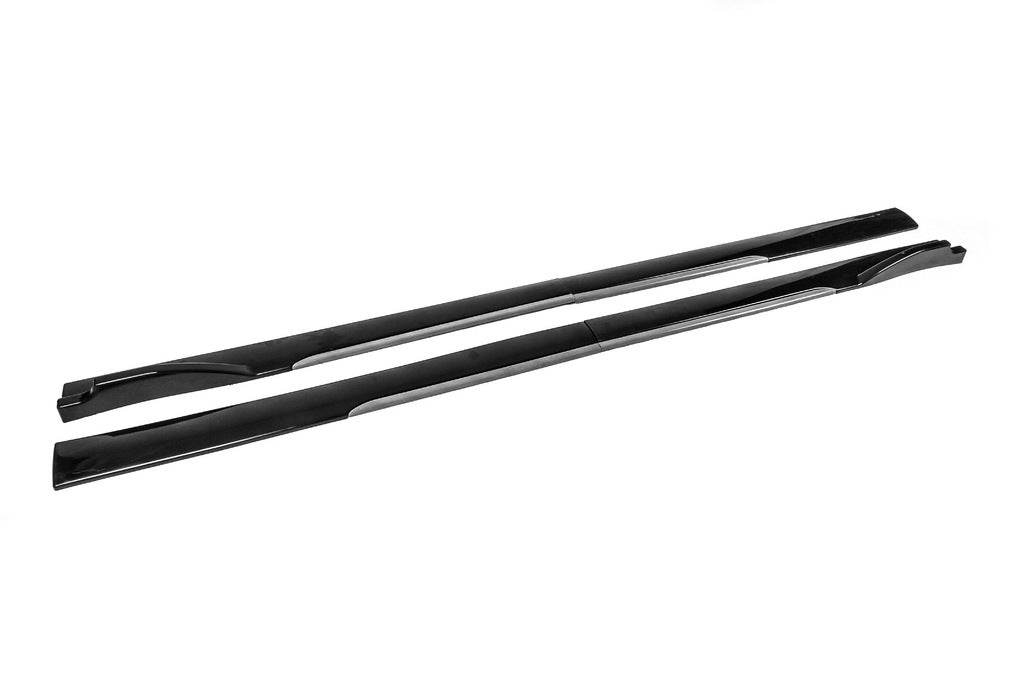 Universal overlays on side sills Niken Gray (ABS) (4pcs) - Reelken Auto