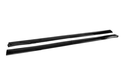 Universal Side Skirt Extensions Niken Black (ABS) (4pcs) - image 1