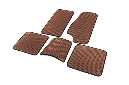 EVA Floor Mats (Brown) V-2 for Jeep Cherokee XJ 1984-2001 - image 2