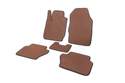 EVA mats (brown) for Ford Fiesta 2008-2017 - Reelken Auto