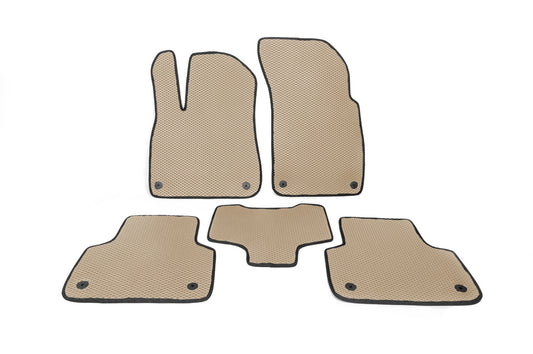 EVA Floor Mats (Beige) for Audi Q7 2015- - image 1