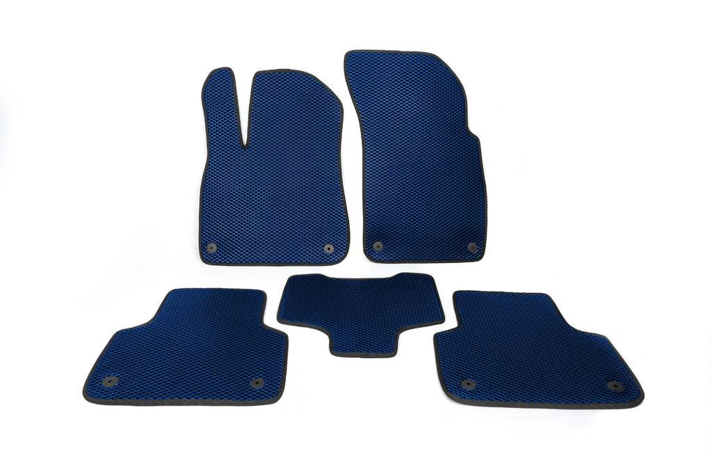 EVA mats (blue) for Audi Q7 2015- - Reelken Auto