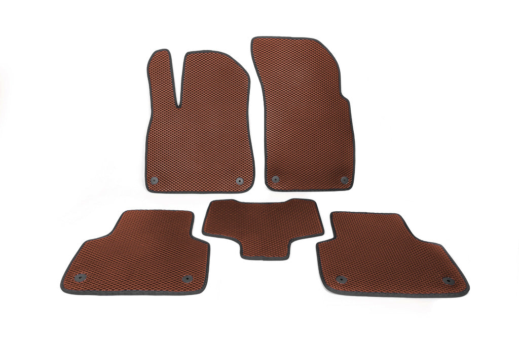 EVA Floor Mats (Brown) for Audi Q7 2015- - image 1