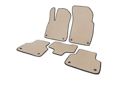 EVA mats (beige) for Audi Q7 2015- - Reelken Auto