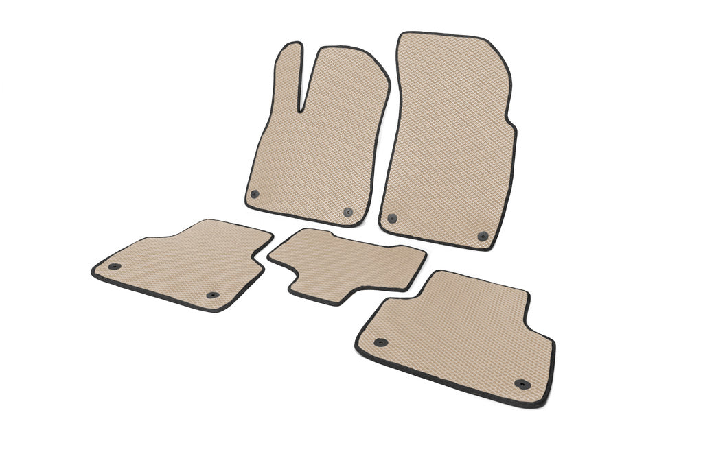 EVA Floor Mats (Beige) for Audi Q7 2015- - image 2