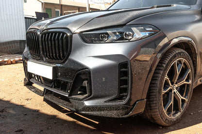 Kidney Grilles 1 Bar (2023+, Gloss Black) for BMW X5 G05 2019- - image 3