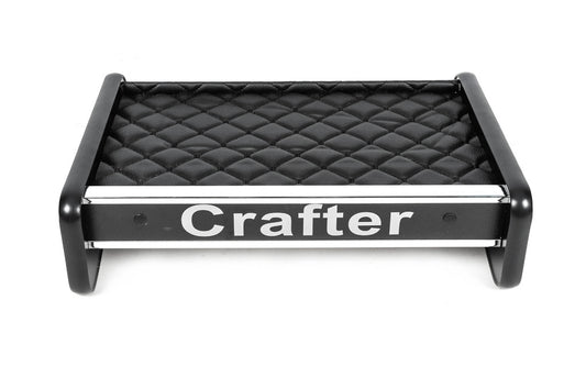 Dashboard Shelf (Black with Black Stitching) for Volkswagen Crafter 2016- - image 1