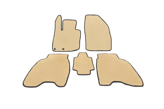 EVA Floor Mats (Beige) for Honda Civic HB 2006-2012 - image 1