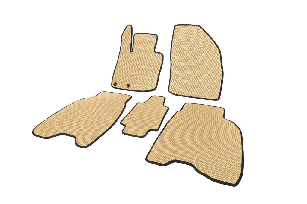 EVA Floor Mats (Beige) for Honda Civic HB 2006-2012 - image 2