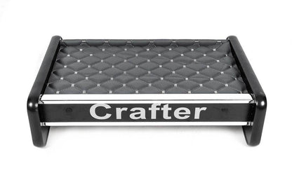 Shelf on the panel (Gray with gray thread) for Volkswagen Crafter 2016- - Reelken Auto