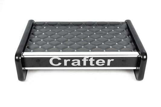 Shelf on the panel (Gray with gray thread) for Volkswagen Crafter 2016- - Reelken Auto