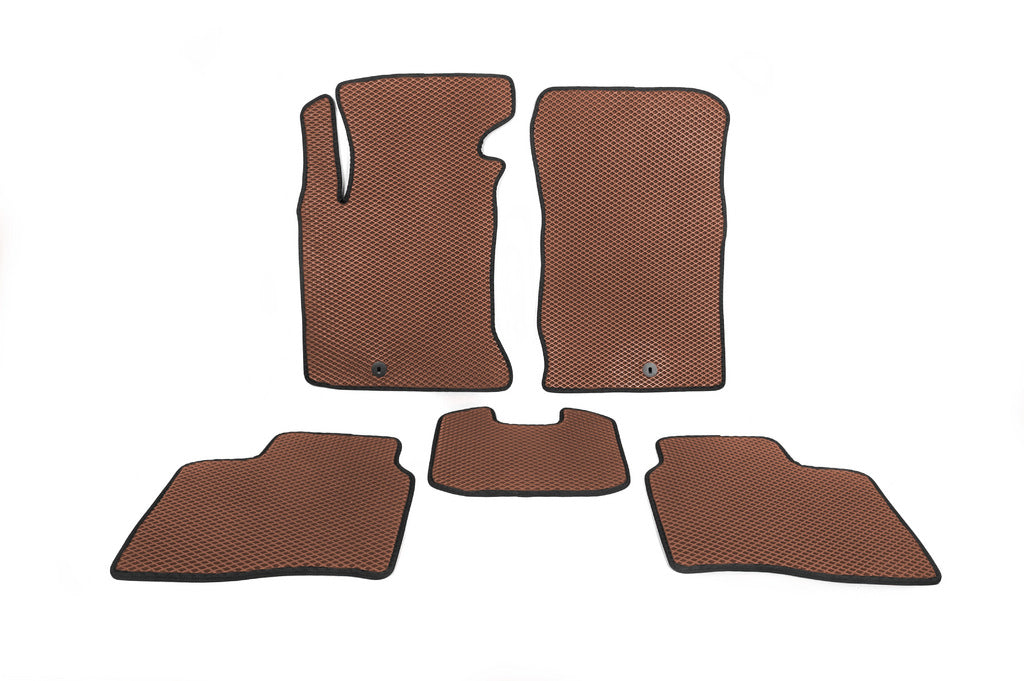 EVA Floor Mats HB (Brown) for Hyundai I-30 2007-2011 - image 1