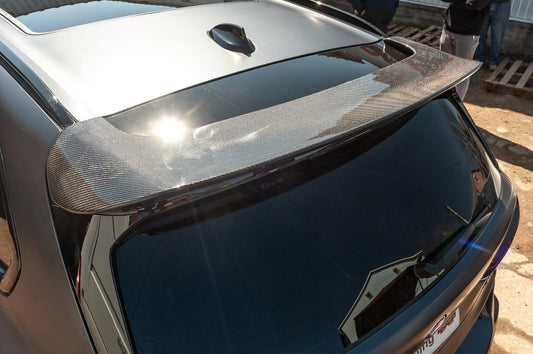 Rear window spoiler V3 (Natural carbon) for BMW X5 G05 2019- - image 1