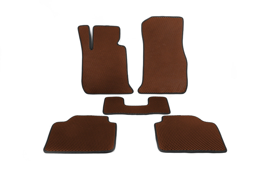 EVA Floor Mats (For F10/31, Brown) for BMW 3 Series F-30/31/34 2012-2019 - image 1