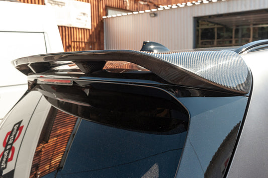 Rear window spoiler V3 (Natural carbon) for BMW X5 G05 2019- - image 2