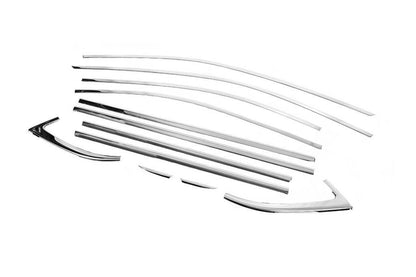 Complete edging of windows (stainless steel) for Skoda Superb 2015-2024 - Reelken Auto