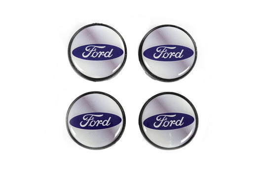 Wheel center caps 53/51mm gray frd5351g (4 pcs) for Ford - image 1