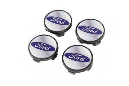 Wheel caps 53/51mm gray frd5351g (4 pcs) for Ford - Reelken Auto