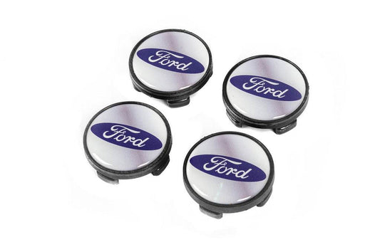 Wheel caps 53/51mm gray frd5351g (4 pcs) for Ford - Reelken Auto