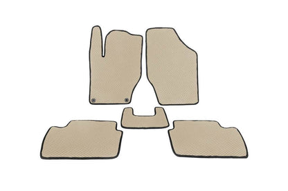 EVA mats (beige) for Citroen C-4 2010-2018 - Reelken Auto